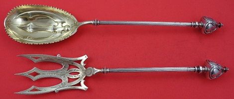 Salad Serving Set GW brite-cut 11 3/4
